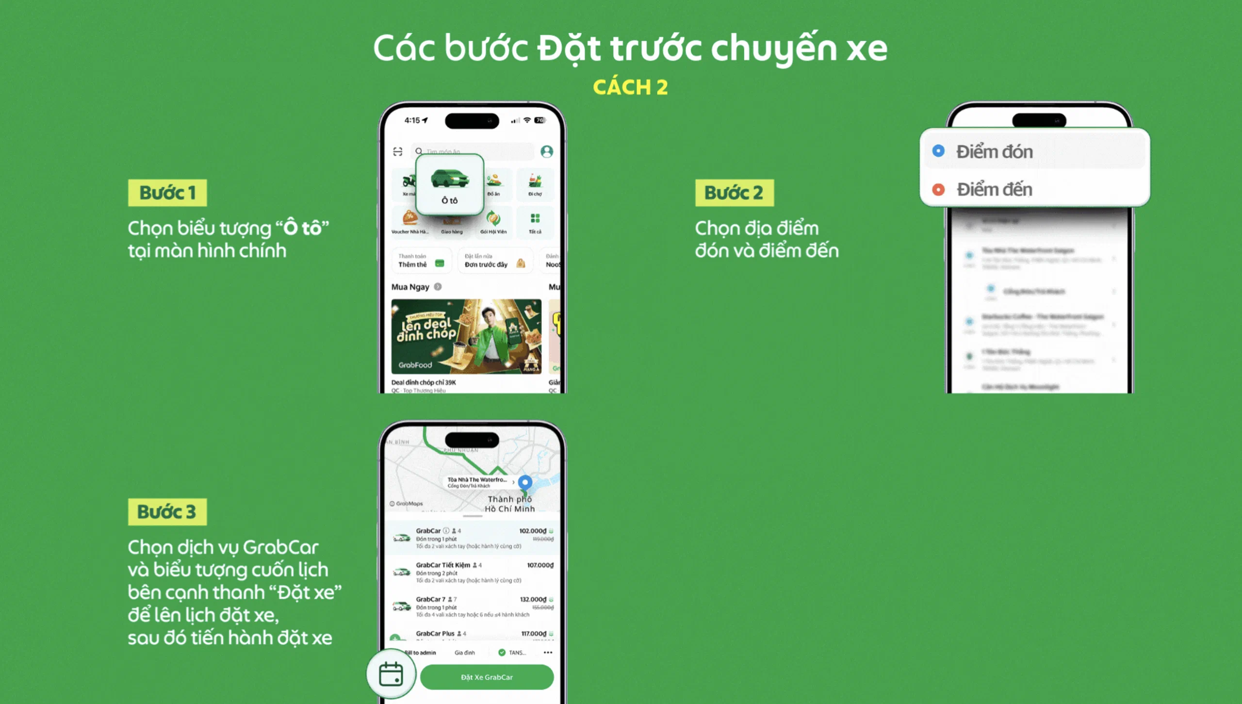 Grab triển khai tính năng đặt trước chuyến xe tại Việt Nam, nâng cao trải nghiệm di chuyển cho người dùng